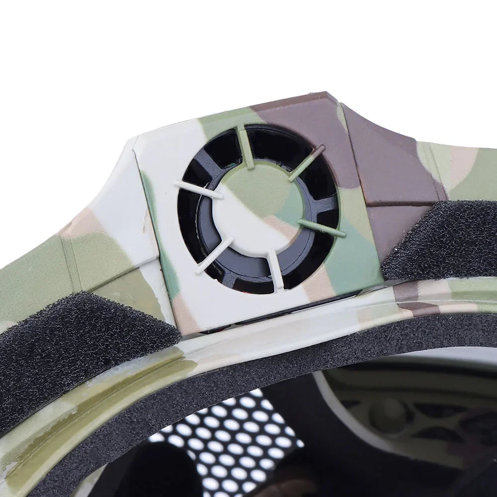 Airsoft Paintball Full Face Mask Protection Anti-Fog with Fan built-in, Cosplay