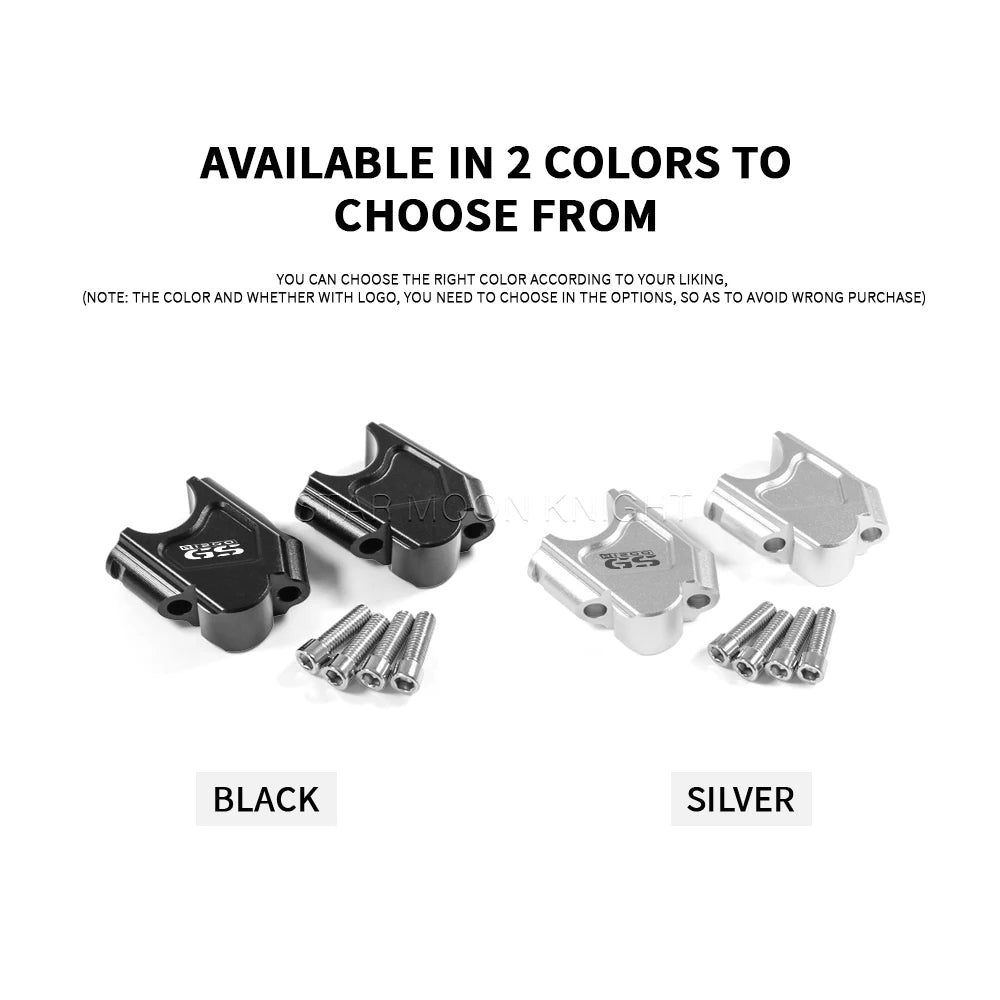 BMW R1200GS / Adventure Handlebar Risers 2004-2007 – Clamp Extension Adapter