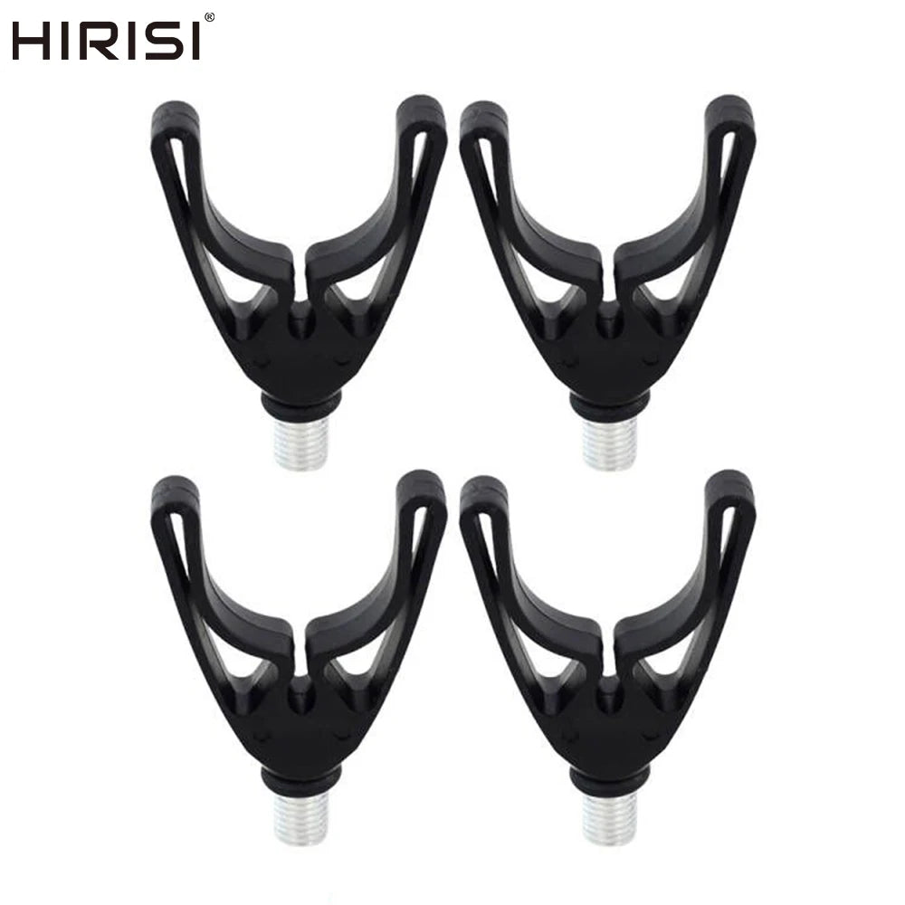 Hirisi 4 Pieces Carp Fishing Rod Rest Head for Bank Sticks & Buzz Bar