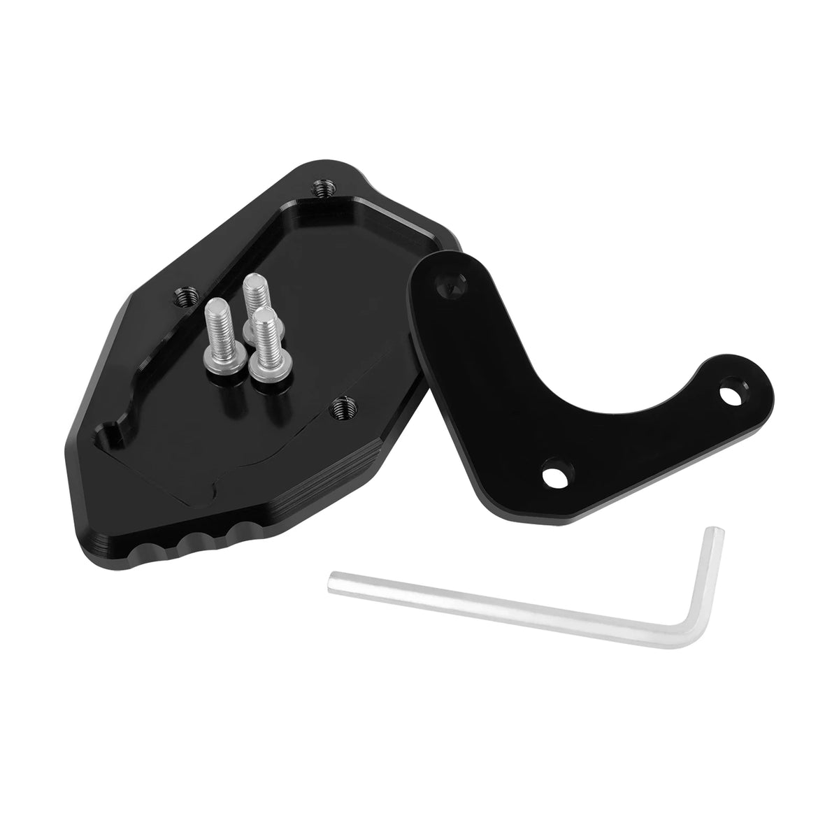 CRF300L Rally 2020-2024 Kickstand Extension Plate Foot Enlarger Pad Red Black