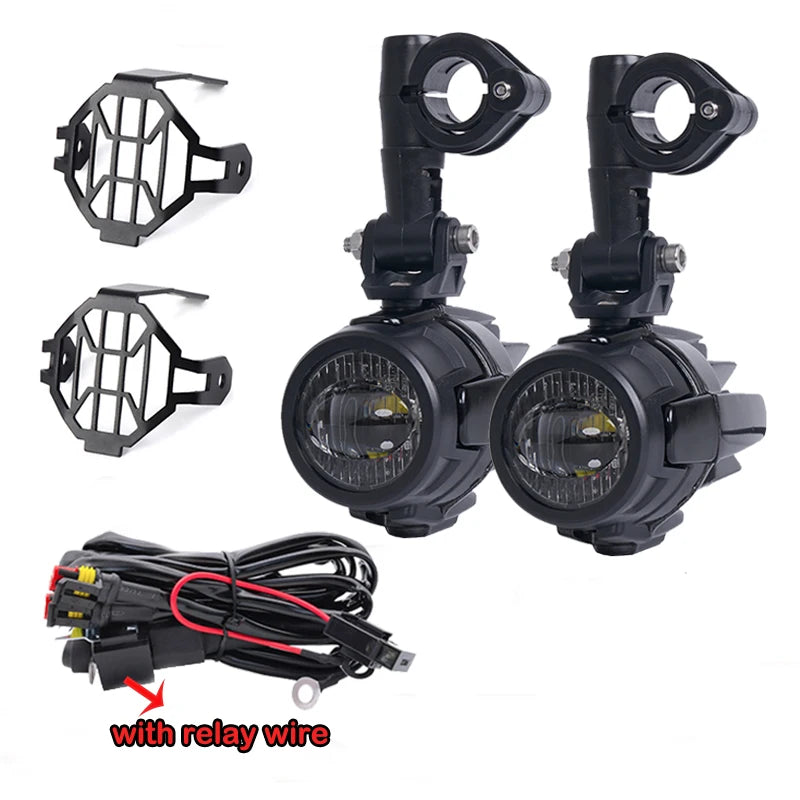 LED Auxiliary Fog Lights BMW R1200GS R1250GS F800GS F850GS Adventure Guards
