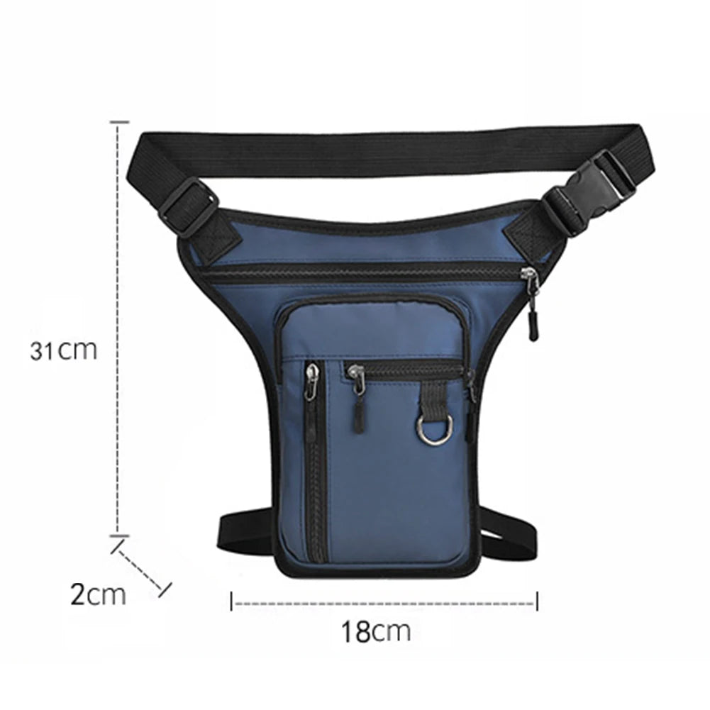 Motorcycle Drop Leg Bag – Waterproof Hip Bum Pack Thigh Belt for Outdoor Riding