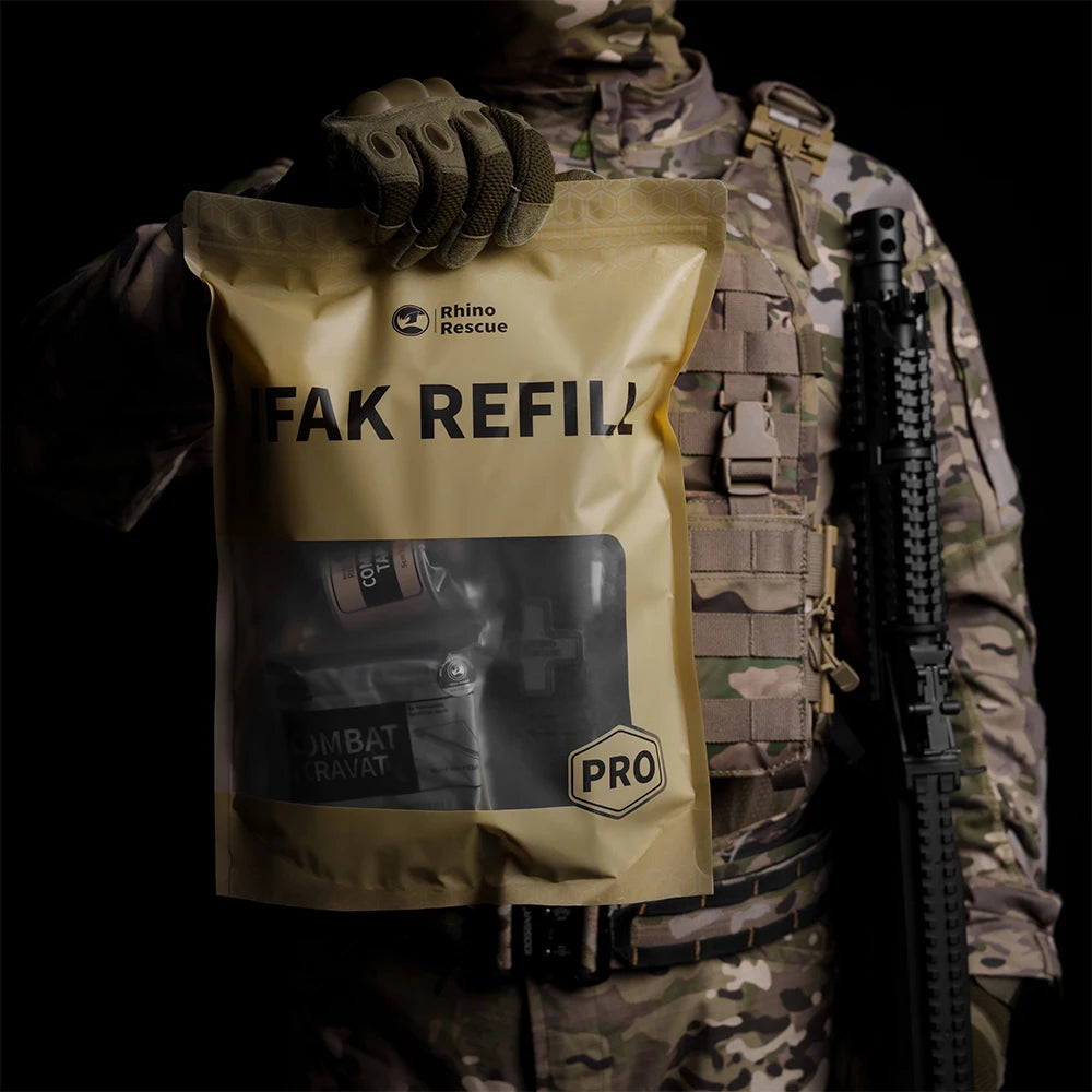 RHINO RESCUE-SE IFAK Trauma First Aid Kit | Tactical Medical Pouch | Emergency