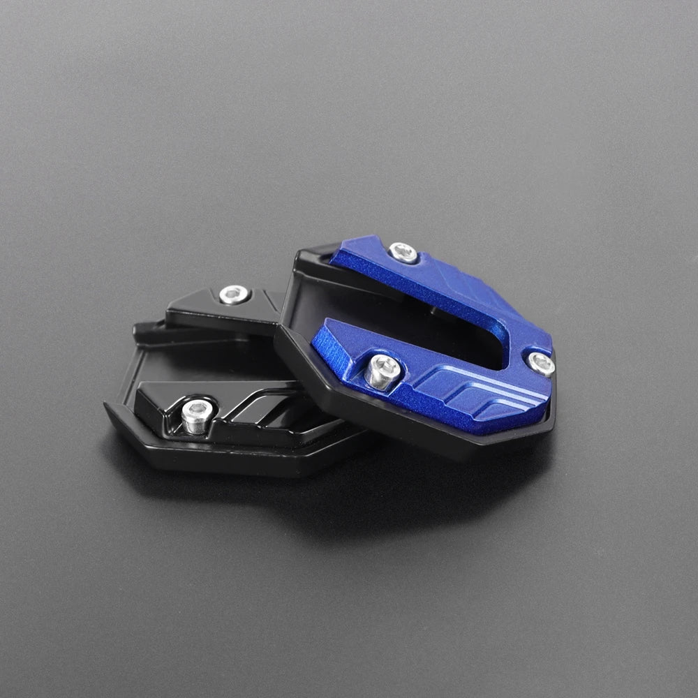 Motorcycle Kickstand Extender Foot Pad CNC Aluminium Support Plate, 5 Colors