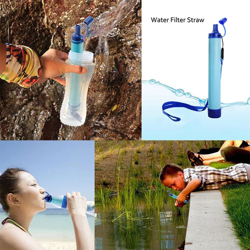 Portable Water Filter Straw – 0.01 Micron Purifier for Camping & Emergency Use