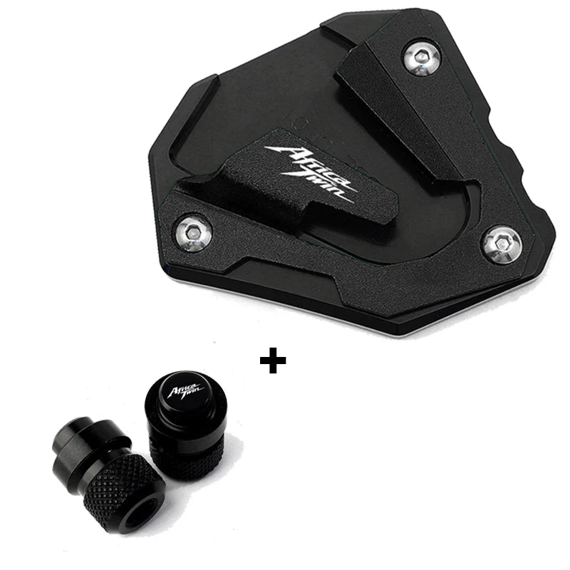 CRF1000L Side Stand Enlarger Pad for Honda Africa Twin 2016-2019 + Valve Caps