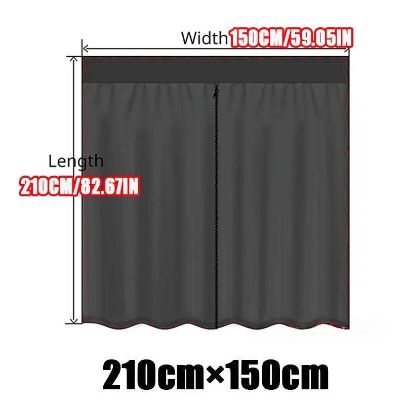 Universal Van camper Magnetic Sliding Door Mosquito Fly Net Mesh Screen