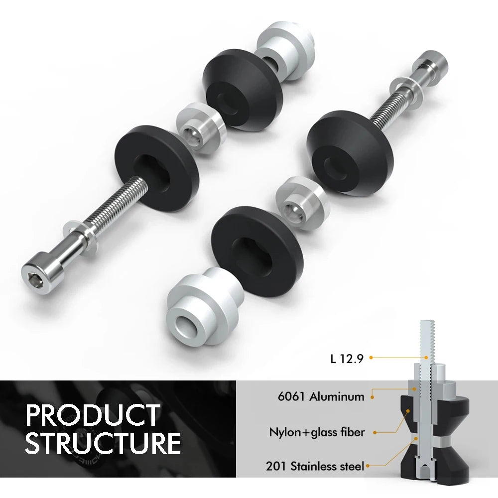 CNC Aluminum Motorcycle Swingarm Spools Slider Stand for Ducati BMW Yamaha Honda