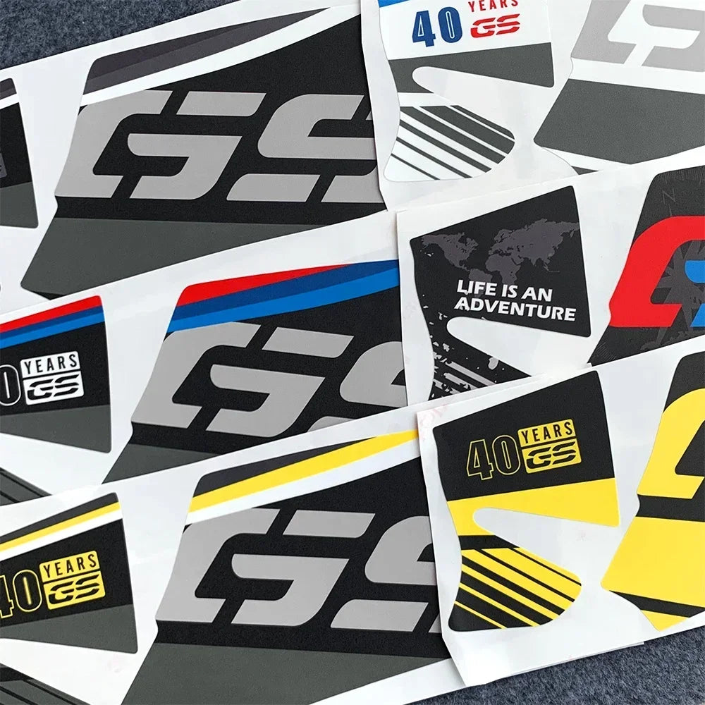 BMW R1200GS R1250GS ADV S1000XR Motorcycle Decals Swingarm Shaft, wheel & other