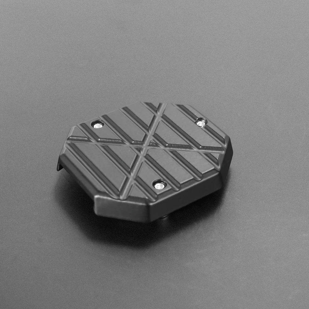 Motorcycle Kickstand Extender Foot Pad CNC Aluminium Support Plate, 5 Colors