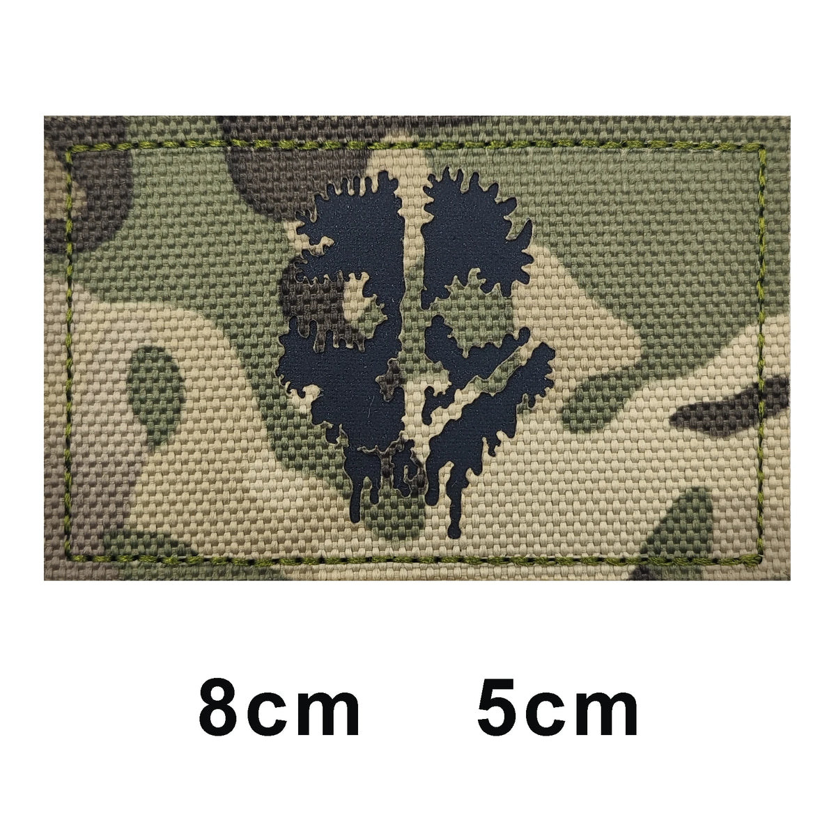 Call of Duty Ghost Skull Mask Tactical 3D Patch – Paintball Airsoft Hook/Loop