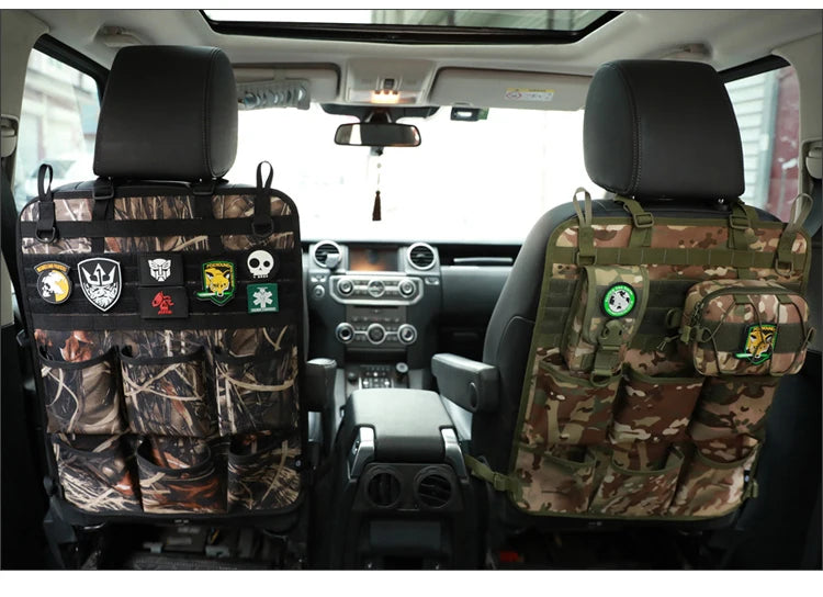 Seat Back Organizer – Waterproof Storage Bag with MOLLE System