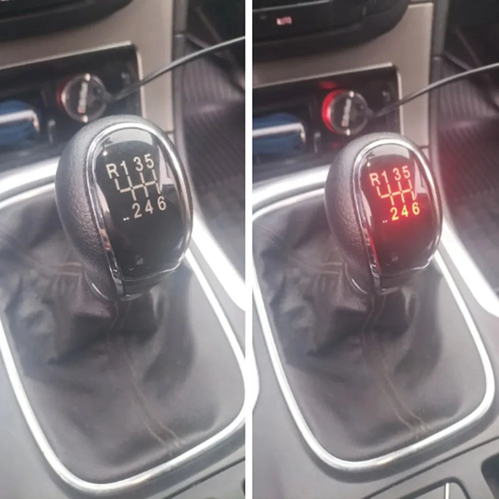 Red LED Car Gear Shift Knob 5/6-Speed Manual for Vauxhall Astra Excelle Insignia