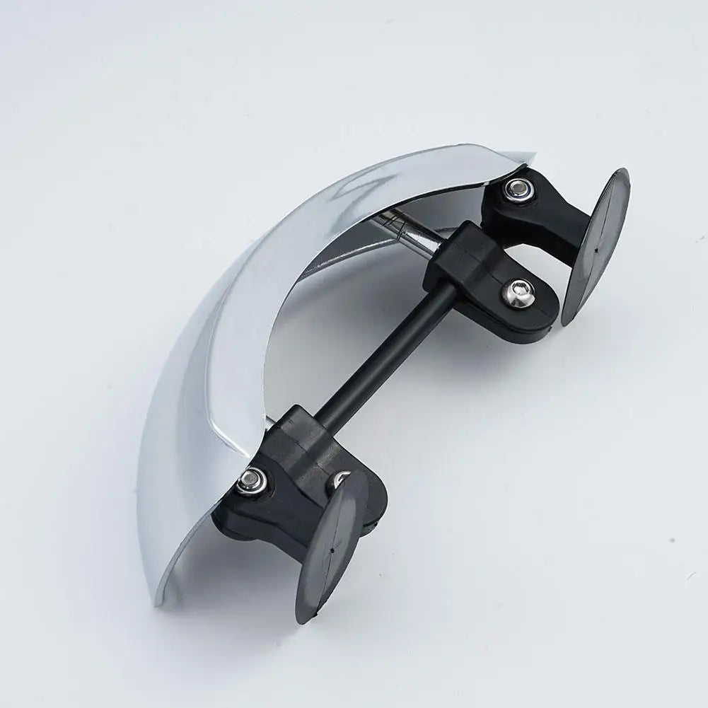 Motorcycle 180° Blind Spot Mirror Wide Angle Rearview Windscreen Touring Safety
