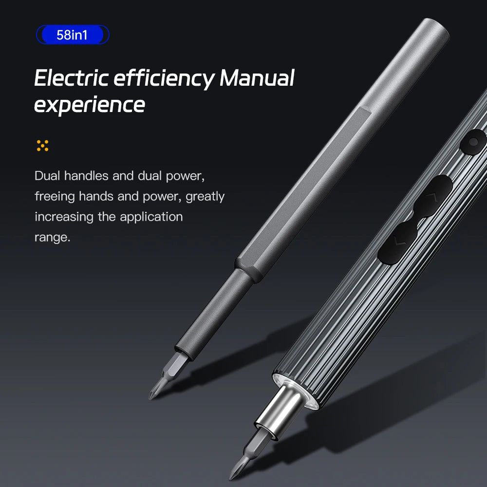 58-in-1 Electric Precision Screwdriver Set – Rechargeable Mini Repair Kit