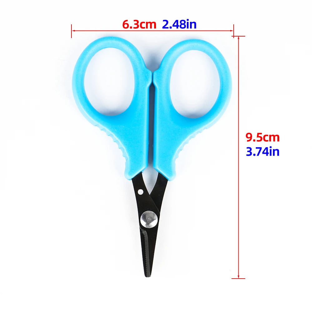 Hirisi Portable Fishing Scissor Stainless Steel Cut PE Braid Line BT59