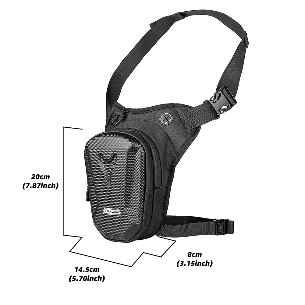 Motorcycle Drop Leg Bag – Waterproof Hip Bum Pack Thigh Belt for Outdoor Riding