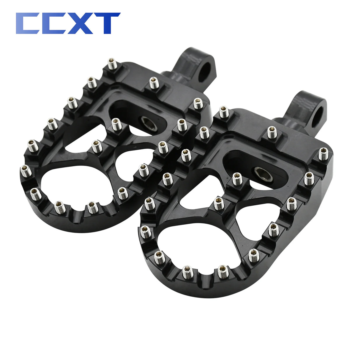CNC Wide Fat Footpegs 360° Roating Pegs for Harley Davidson Models