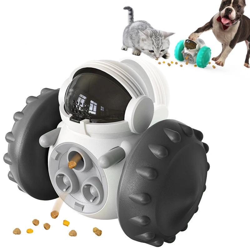 Interactive Dog Food Dispenser Toy - Slow Feeder, IQ Training, Anti-Anxiety