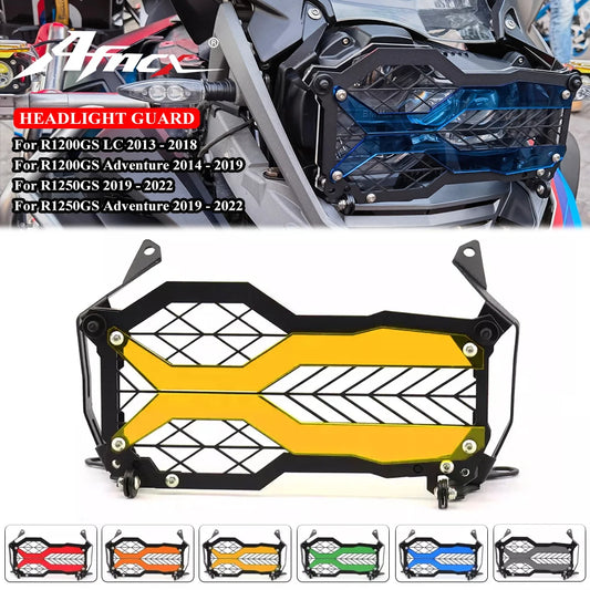 Flipable Headlight Protector Guard for BMW R1250GS/R1200GS 2013-2023, 40 Years