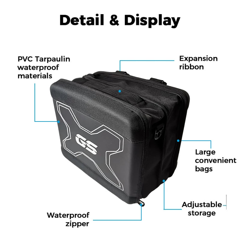 Expandable Vario Case INNER Bags for BMW R1200GS R1250GS F750GS F850GS ADV