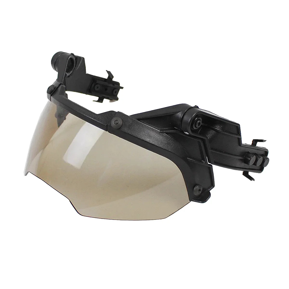 Tactical FAST Helmet Half Face Mask with Flip Goggles for Airsoft Paintball Hunting
