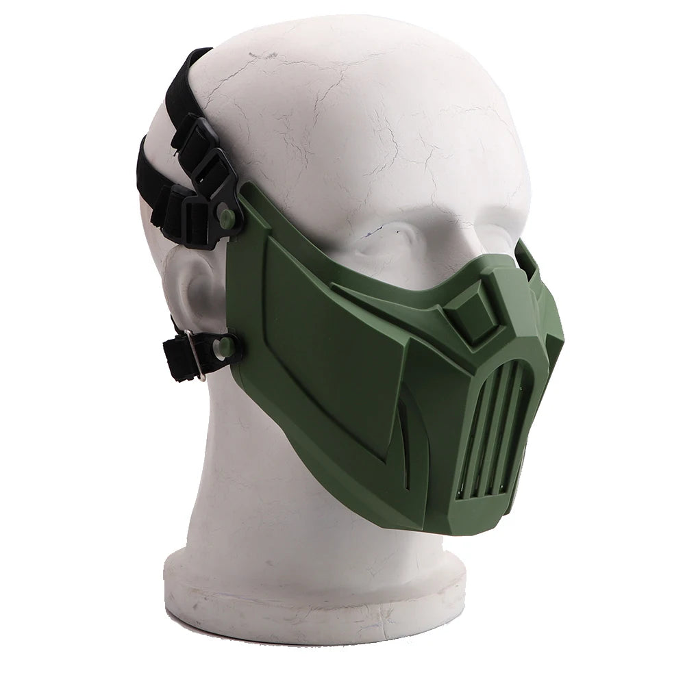Skull Airsoft Mask Tactical Half Face Paintball CS Wargame Protective Gear