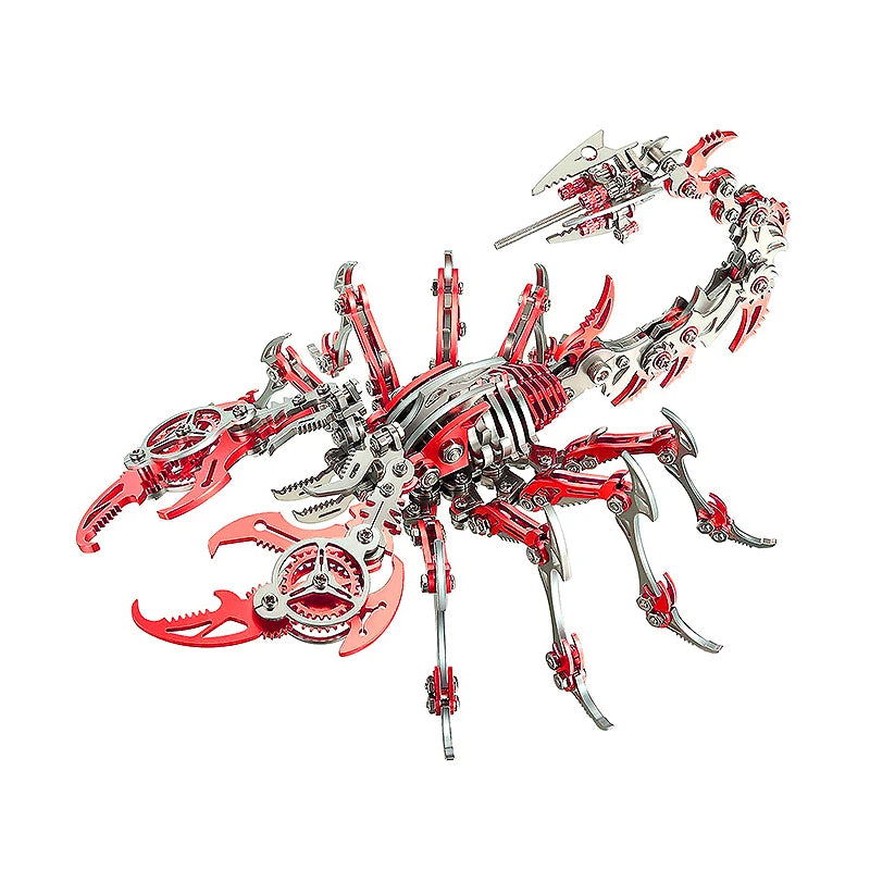 3D Scorpion Metal Puzzle Steampunk Insect Model Kit - 454 PCS DIY Model