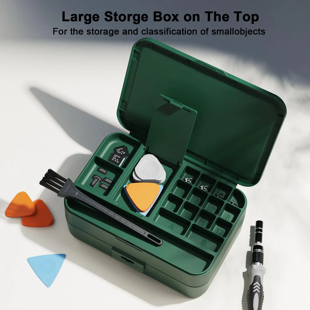 132-in-1 Magnetic Precision Screwdriver Set w/ Storage Box – Repair Tool Kit