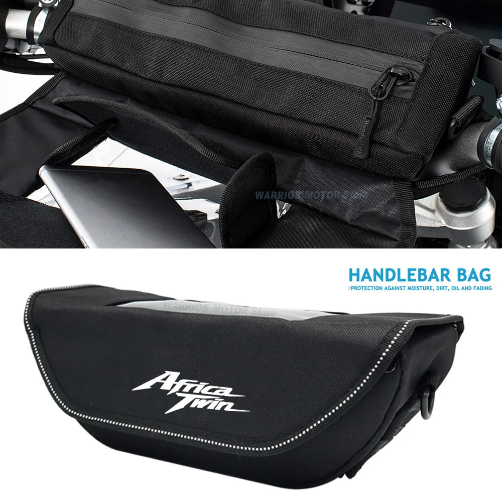 Honda Africa Twin CRF1100L CRF1000L Handlebar Bag Waterproof Storage Travel Kit
