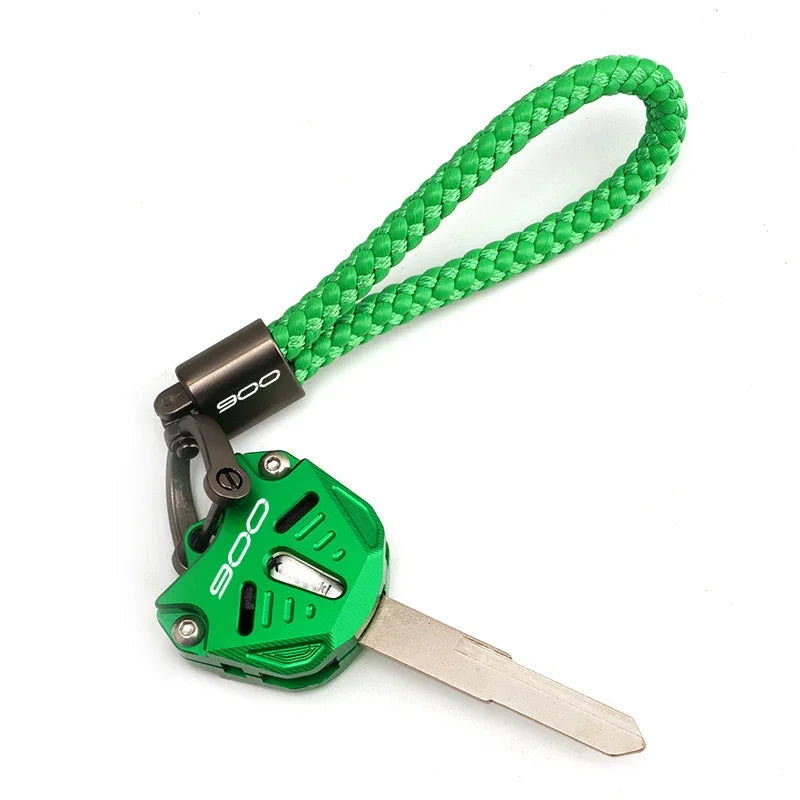 CNC Motorcycle Key Shell Key Case Cover Keychain for Kawasaki Z900 Z900SE 2017-2024