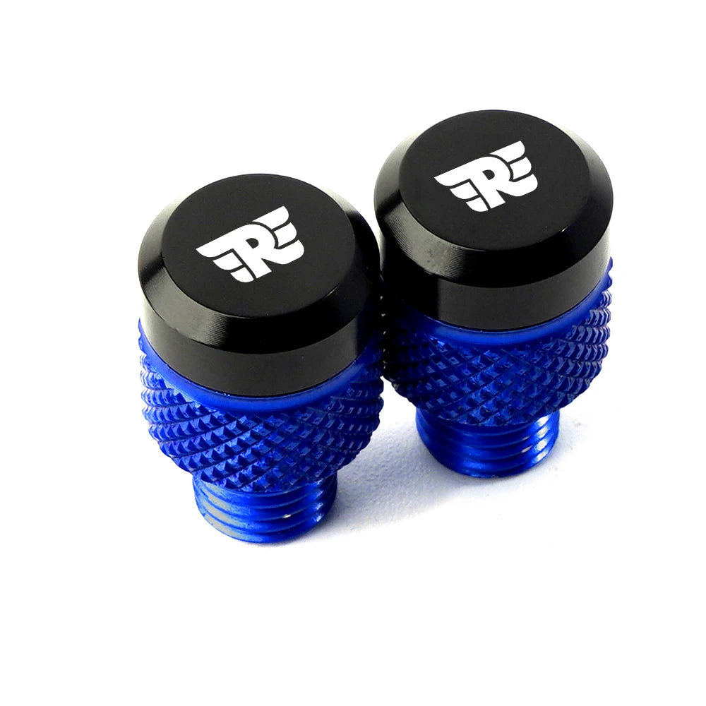 Royal Enfield Mirror Hole Plug CNC Bolt Cap Himalayan Interceptor Pair