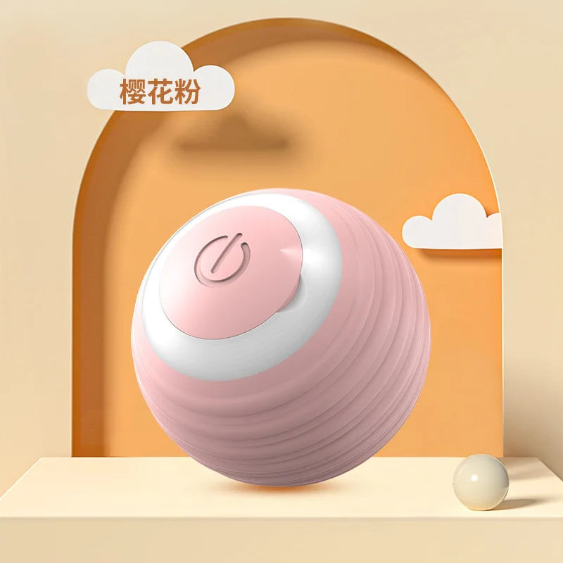 Smart Interactive Cat, Pet Ball Toy, Automatic Rolling, Rechargeable & Silent,