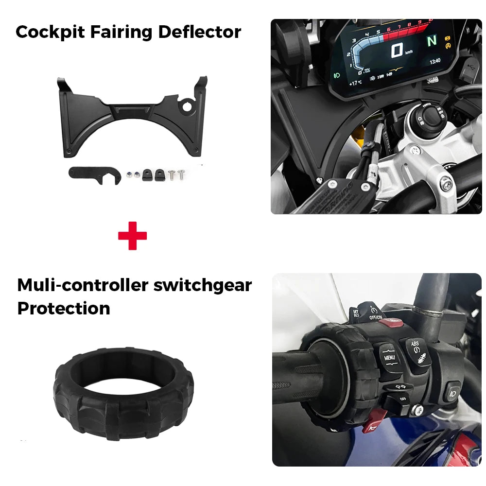BMW Cockpit Fairing Forkshield R1200GS R1250GS ADV 2013-2024 GSA GS R1200
