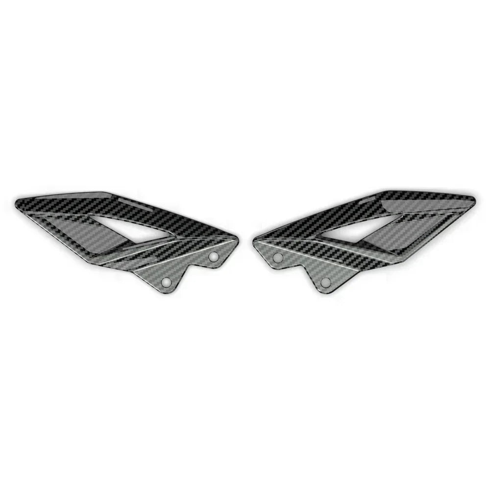 Triumph Street Triple 765R RS 2016-2024 Carbon-look Foot Pedal Heel Guard Plates
