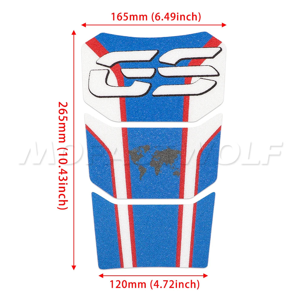 BMW R1250GS R1200GS Adventure Tank Pad Protector Resin Sticker Decals 2014-2023