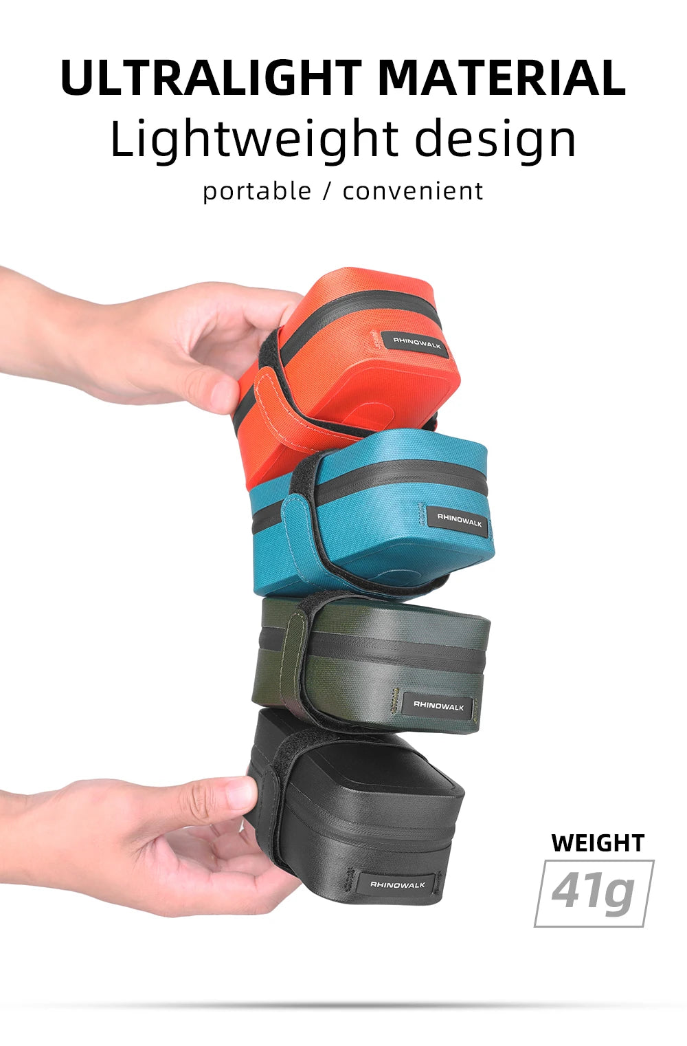 Ultralight Waterproof Bike Saddle Bag 0.4L Compact Rear Seatpost Bike Tail Pouch