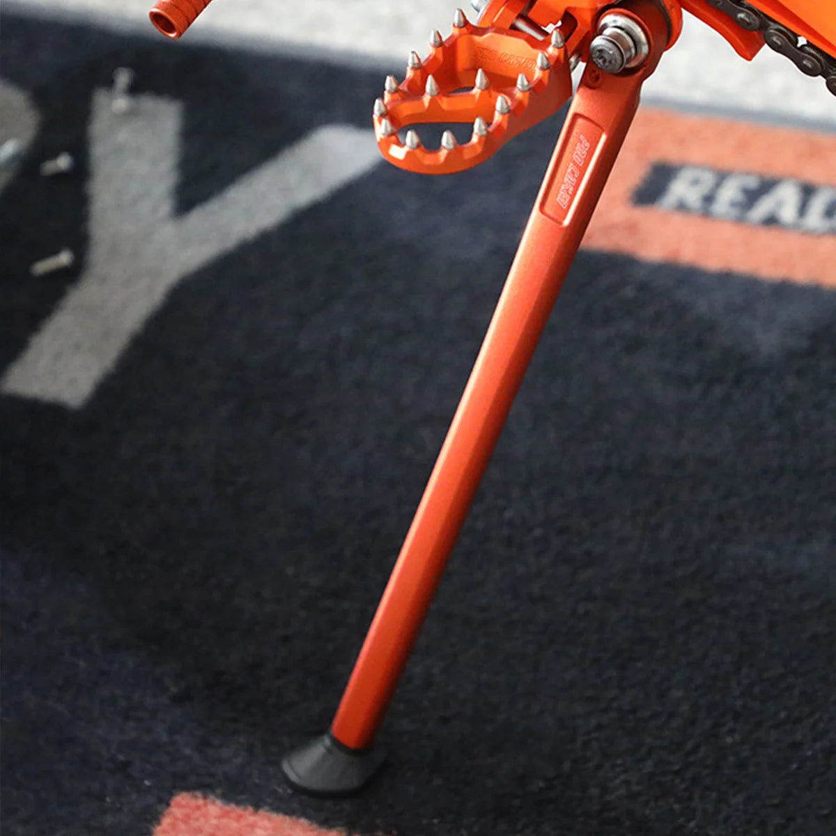 CNC Parking Side Stand Kickstand + Spring Kit For KTM EXC XCW XCF Husqvarna GasGas