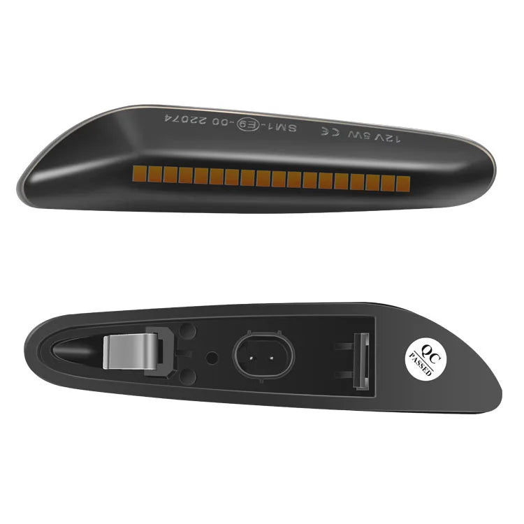 2pcs BMW LED Dynamic Side Marker Turn Signal Sequential Blinker Series 1,3,5, X1, X3