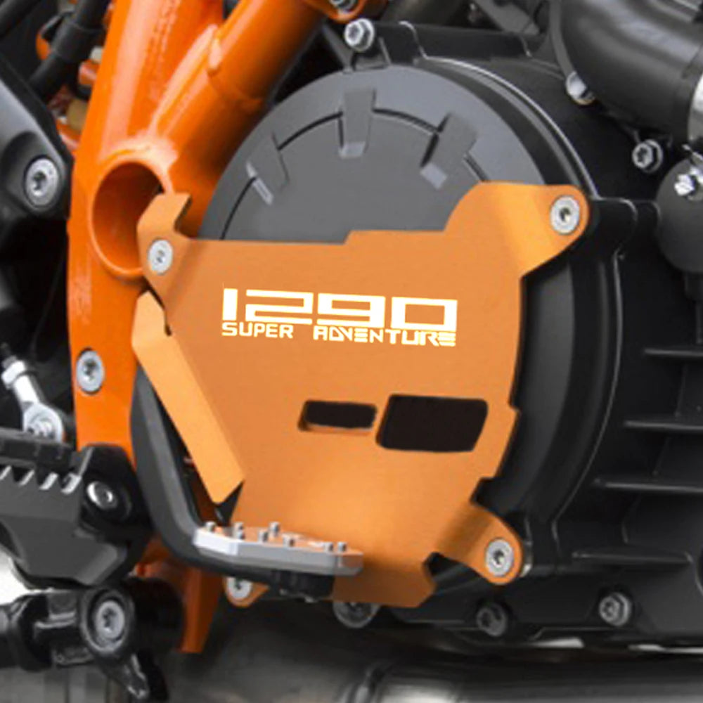 KTM 1290 Super Adventure R S T Clutch Side Engine Case Cover Protector Aluminium