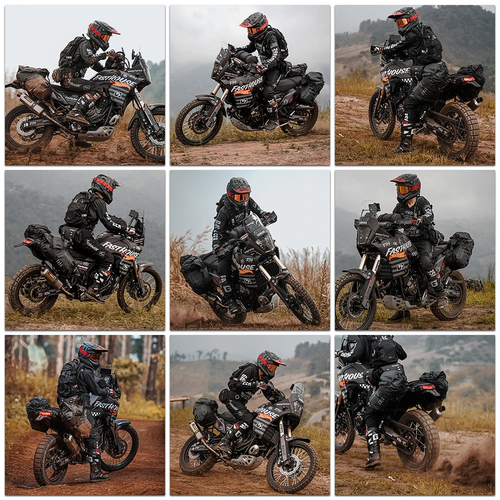 Rhinowalk Motorcycle Side Bags 100% Waterproof 18L/28L/48L Large-Capacity Panniers