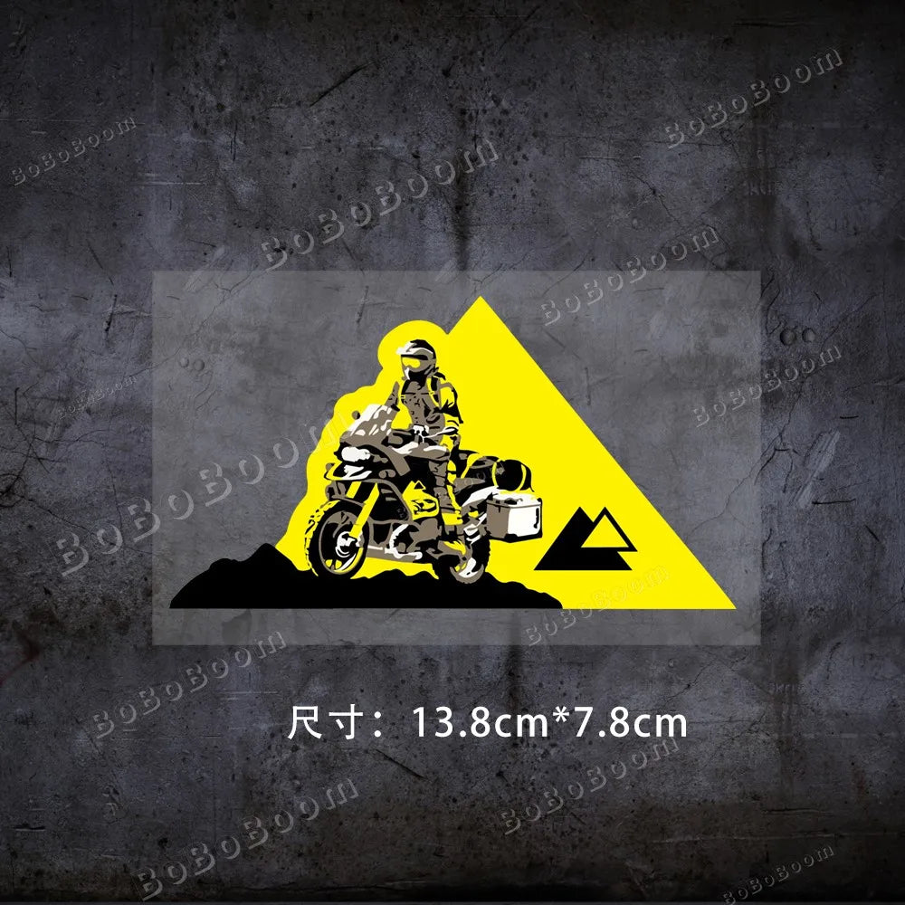 Reflective Motorcycle Adventure Sticker For BMW R1200GS R1250GS F850GS F750GS RT
