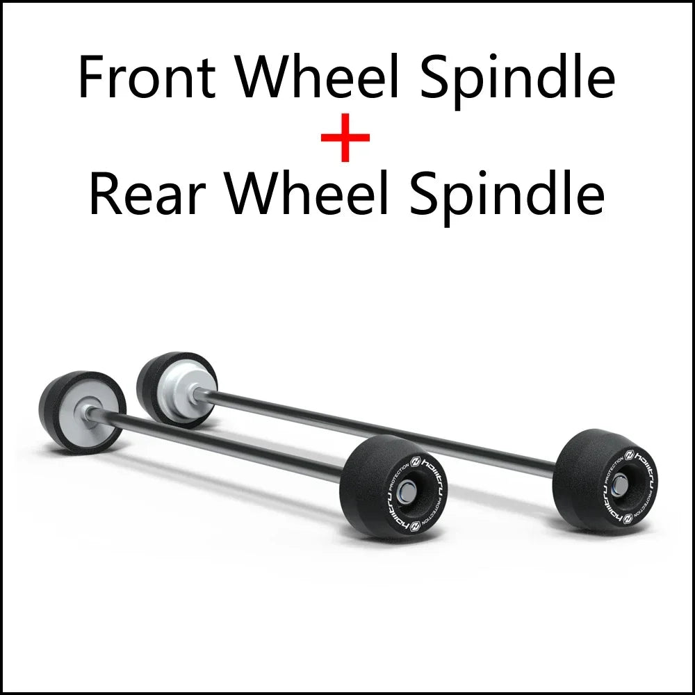 Triumph Street Triple 765 675 660 Axle Fork Crash Sliders Bobbins Set