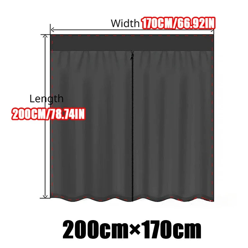 Universal Van camper Magnetic Sliding Door Mosquito Fly Net Mesh Screen