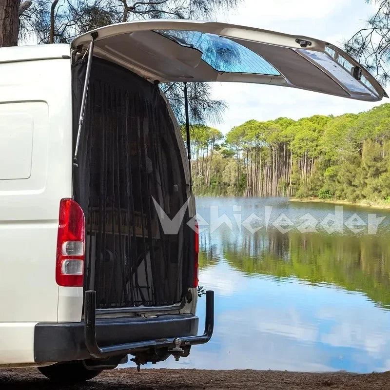 Universal Van camper Magnetic Sliding Door Mosquito Fly Net Mesh Screen