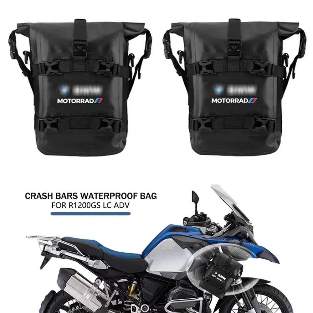 Waterproof Frame Crash Bar Bags for BMW R1250GS R1200GS F750GS F850GS ADV 8L