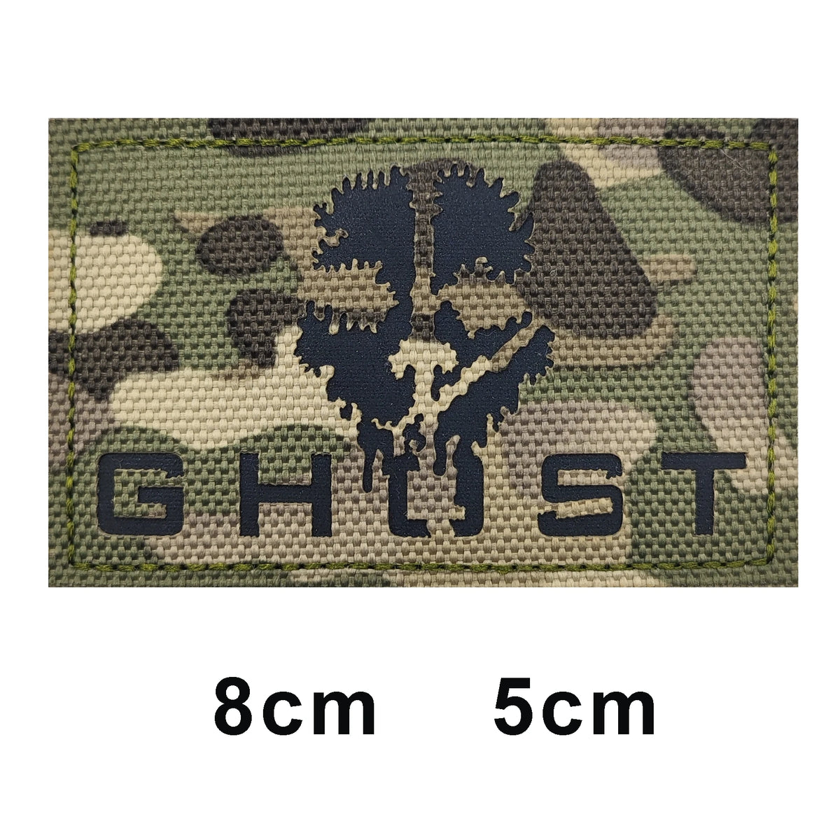 Call of Duty Ghost Skull Mask Tactical 3D Patch – Paintball Airsoft Hook/Loop