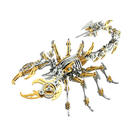 3D Scorpion Metal Puzzle Steampunk Insect Model Kit - 454 PCS DIY Model
