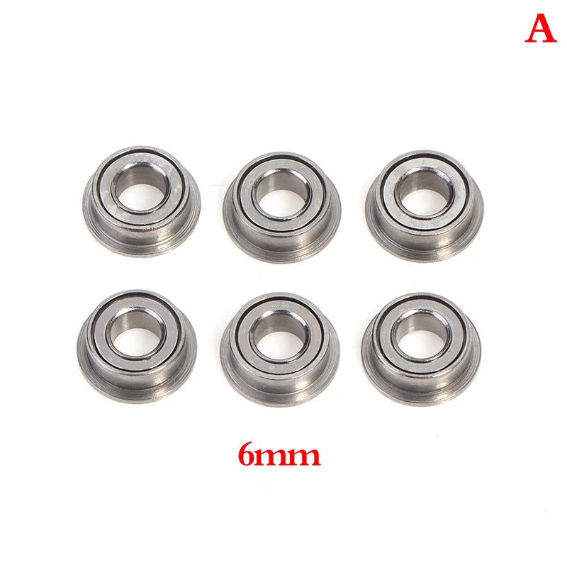6Pcs Bearing Steel Gear Shim Set for Airsoft Gel Paintball- 6mm/7mm/8mm