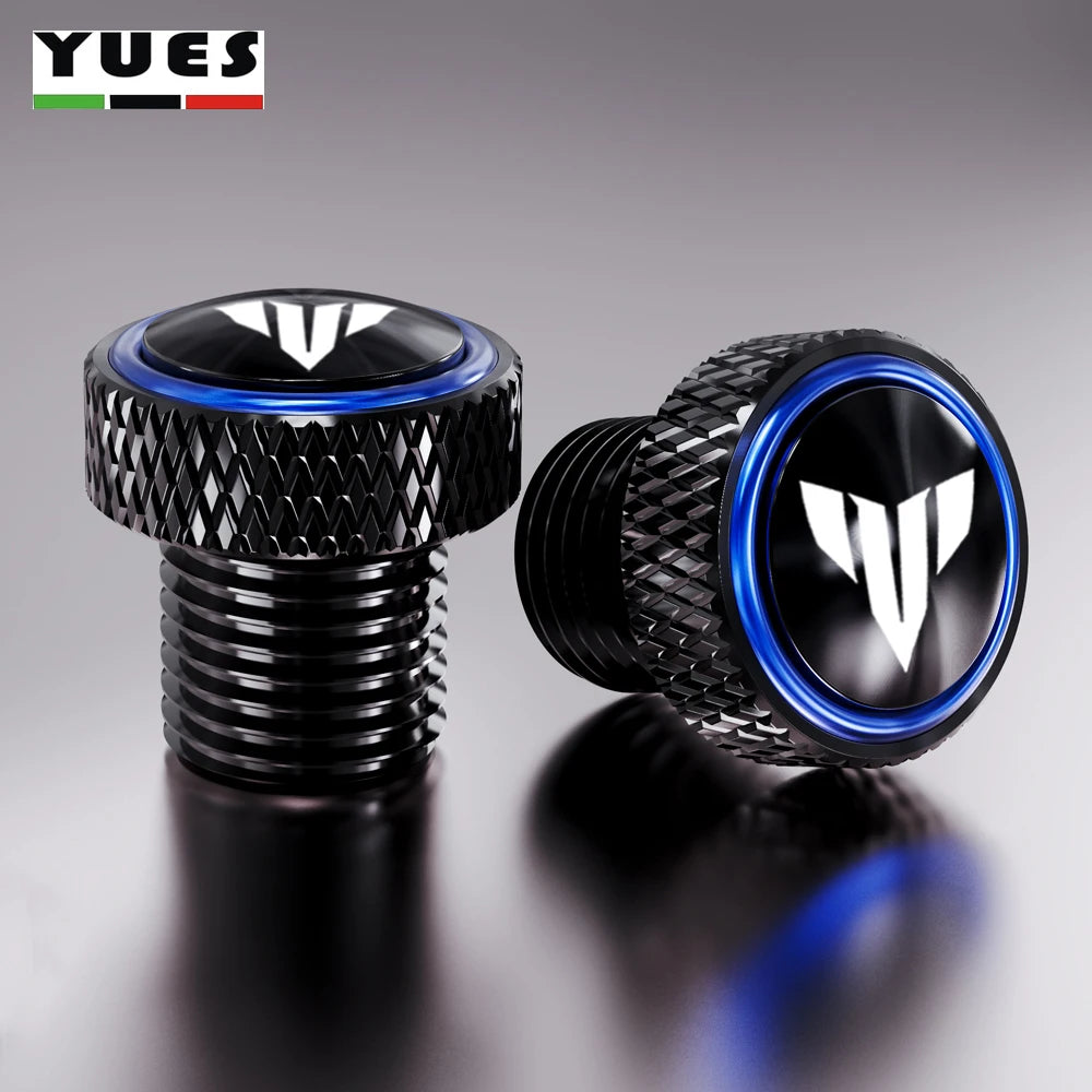Yamaha MT07 MT09 MT10 Rear Mirror Hole Plugs M10*1.25 CNC Aluminum Screw Cover